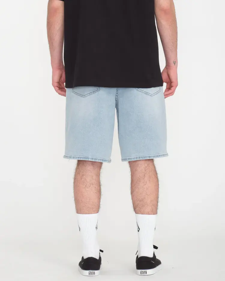 Volcom Youth Billow Denim Short | Desert Dirt Indigo