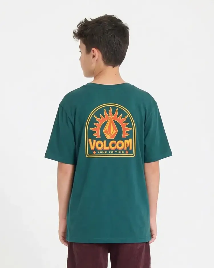 Volcom Youth Solstice Short Sleeve | Rifle Green