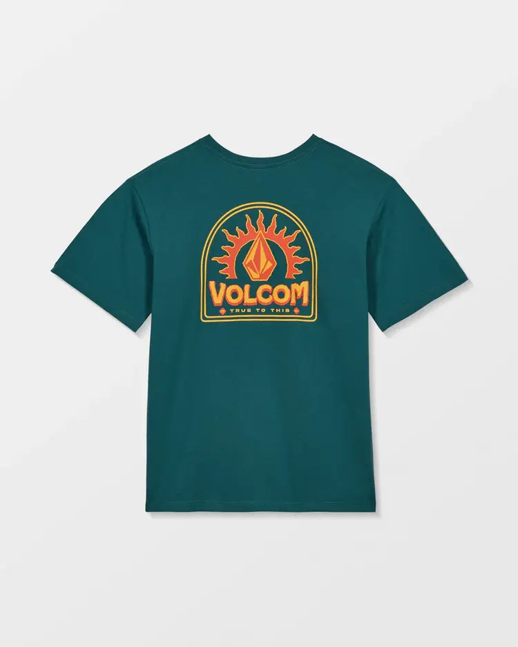 Volcom Youth Solstice Short Sleeve | Rifle Green