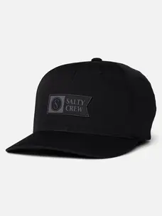 Salty Crew Apex Flexfit 6 Panel | Black