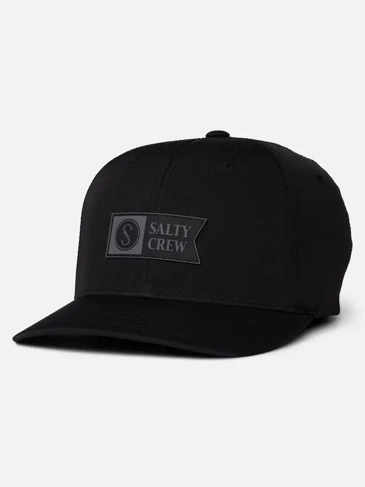 Salty Crew Apex Flexfit 6 Panel | Black