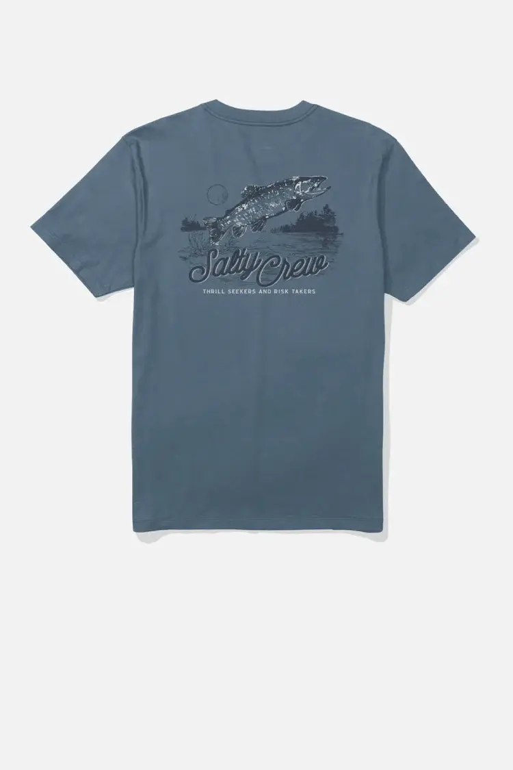 Salty Crew Fish Fest Short Sleeve Tee | Slate