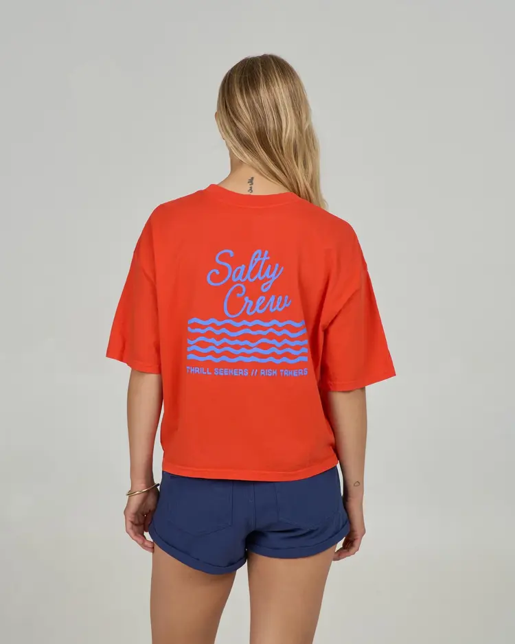 Salty Crew Salty Crew Salty Skimmer Tee | Chili Pepper