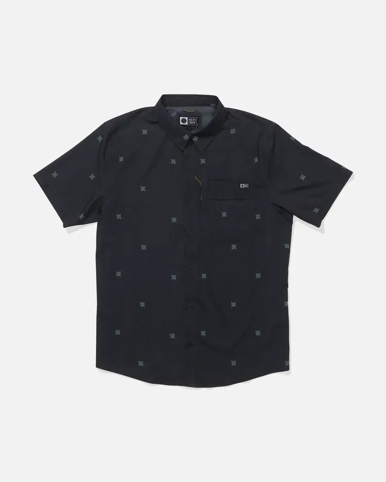 Salty Crew Salty Crew Flagship Uv Button Up | Phantom