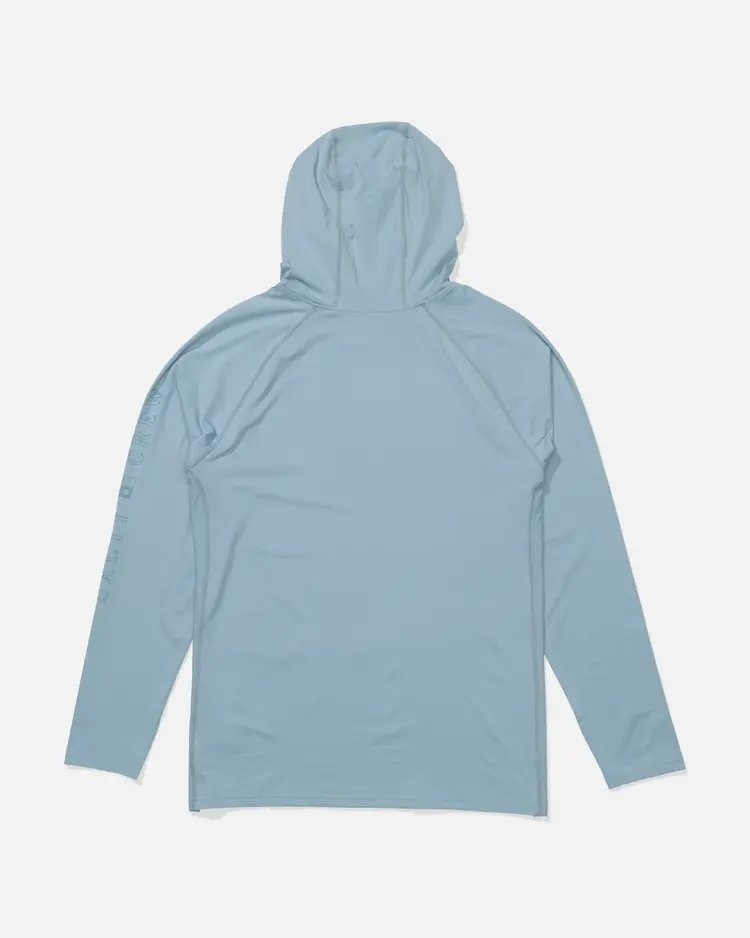 Salty Crew Salty Crew Apex Perforated Sunshirt | Mineral Blue
