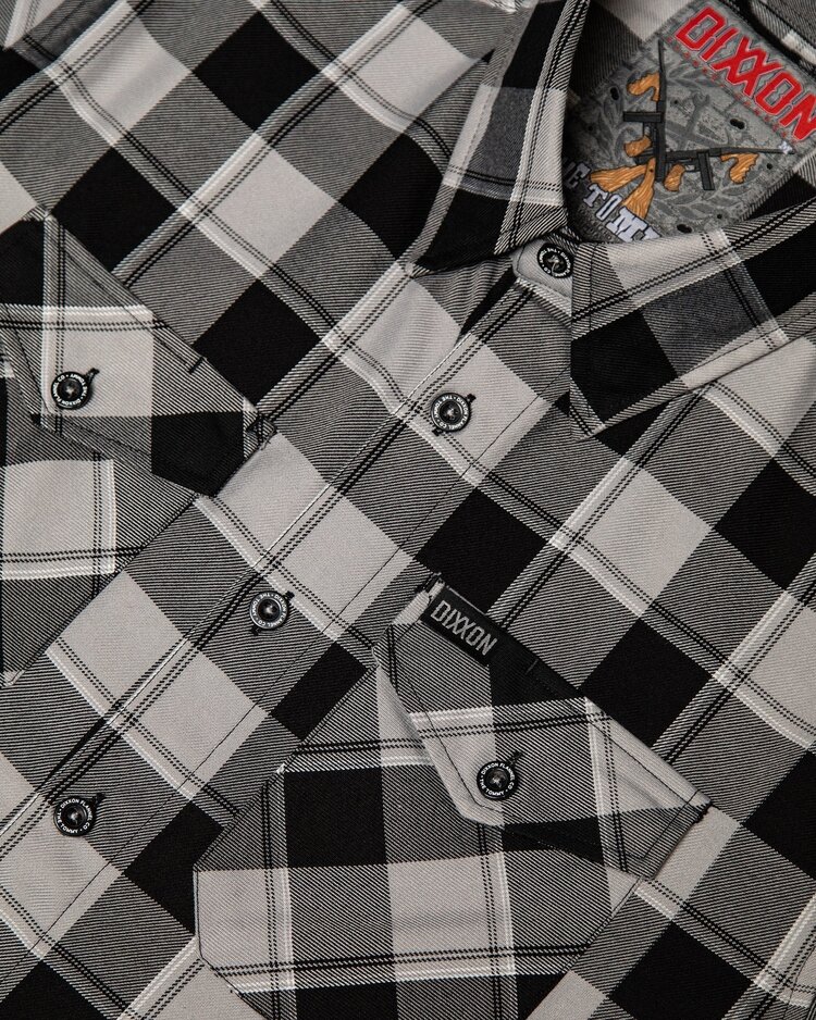Dixxon Dixxon The Timmy Flannel | Black, Gray, and White