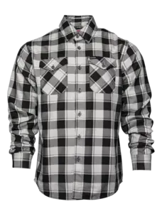 Dixxon Dixxon The Timmy Flannel | Black, Gray, and White
