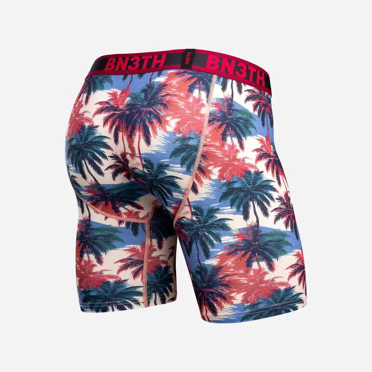 BN3TH Pro Flex Max Boxer Brief | Electric Palm-Heather Sand