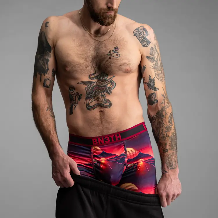 BN3TH BN3TH Pro Flex Max Boxer Brief | Sunset Racing-Cerise