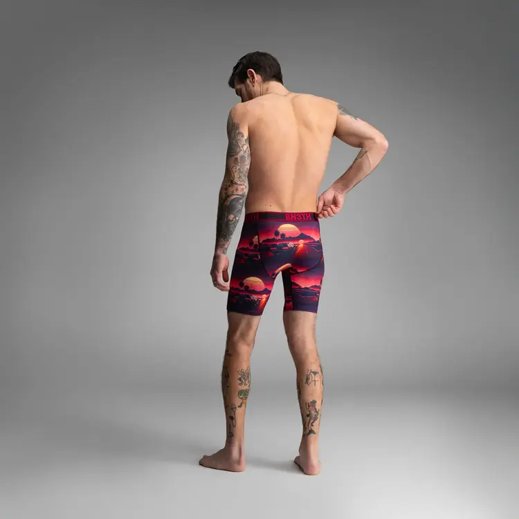 BN3TH BN3TH Pro Flex Max Boxer Brief | Sunset Racing-Cerise