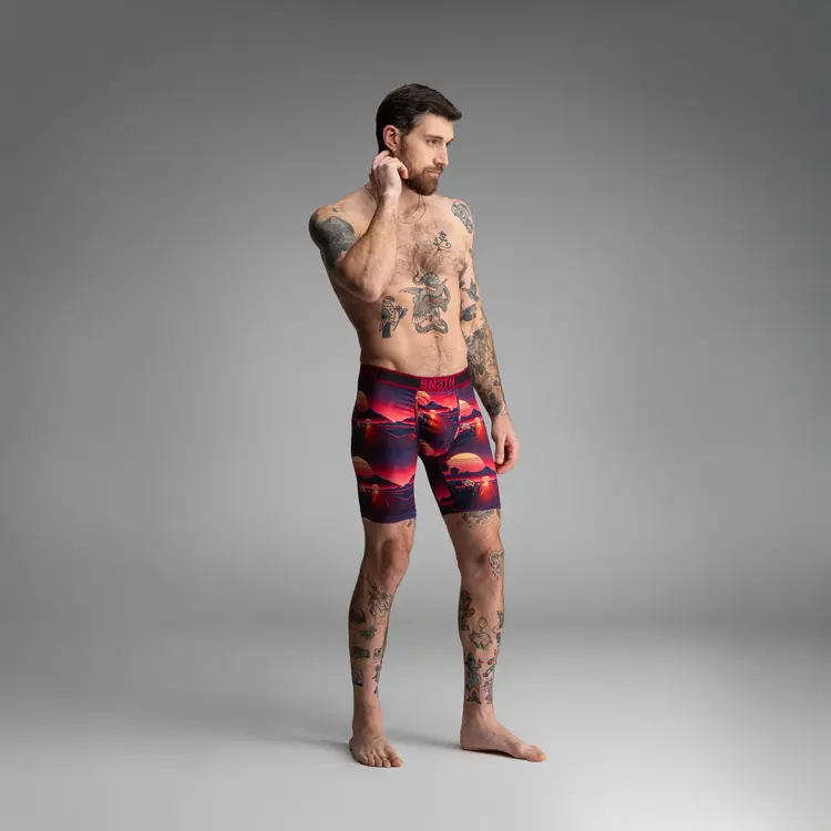 BN3TH BN3TH Pro Flex Max Boxer Brief | Sunset Racing-Cerise