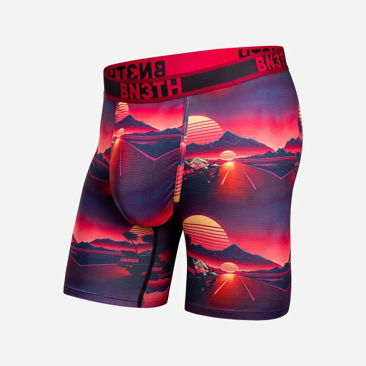 BN3TH BN3TH Pro Flex Max Boxer Brief | Sunset Racing-Cerise