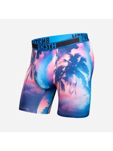 BN3TH BN3TH Pro Flex Max Boxer Brief | Smokey Palms-Blue Lolite