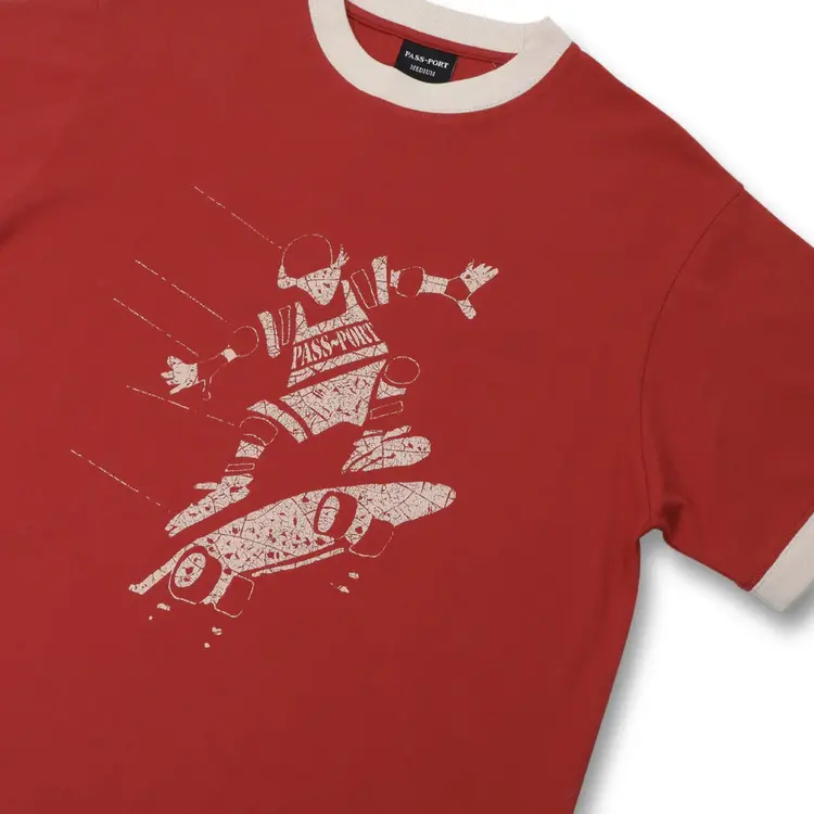 Pass~Port Cloncurry Ringer Tee | Brick