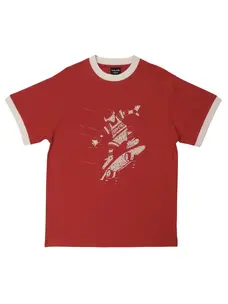 Pass~Port Cloncurry Ringer Tee | Brick