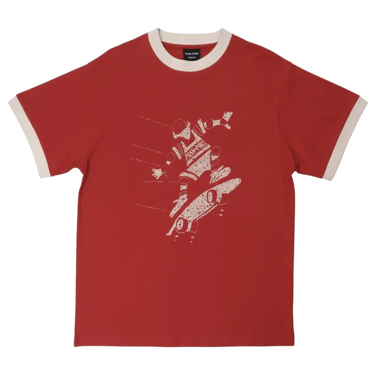 Pass~Port Cloncurry Ringer Tee | Brick