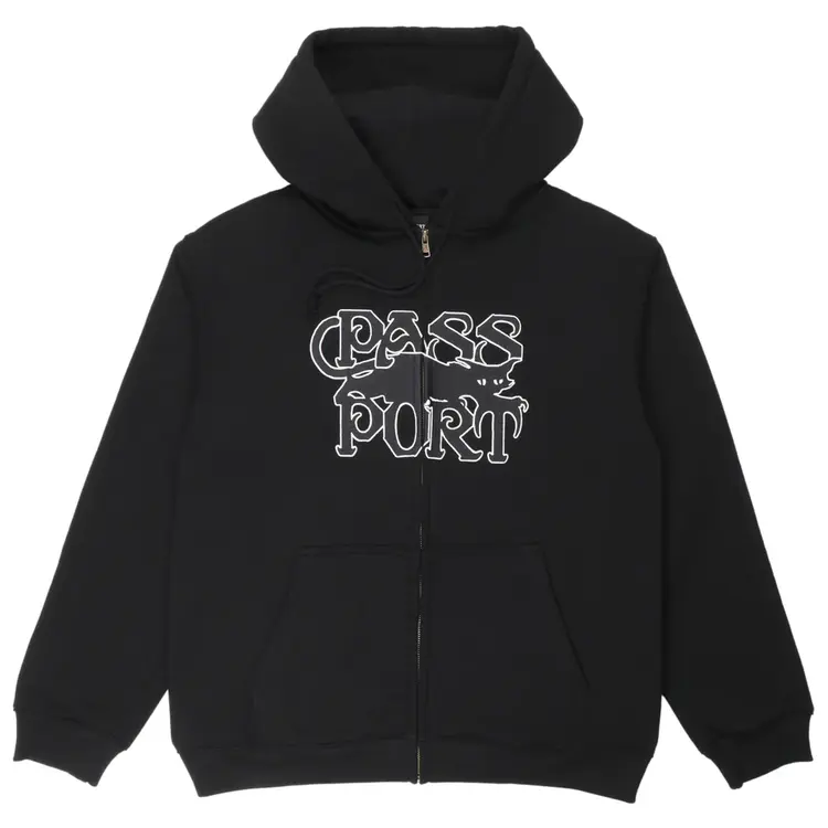 Pass~Port Pass~Port Slinkin Zip Hoodie | Black