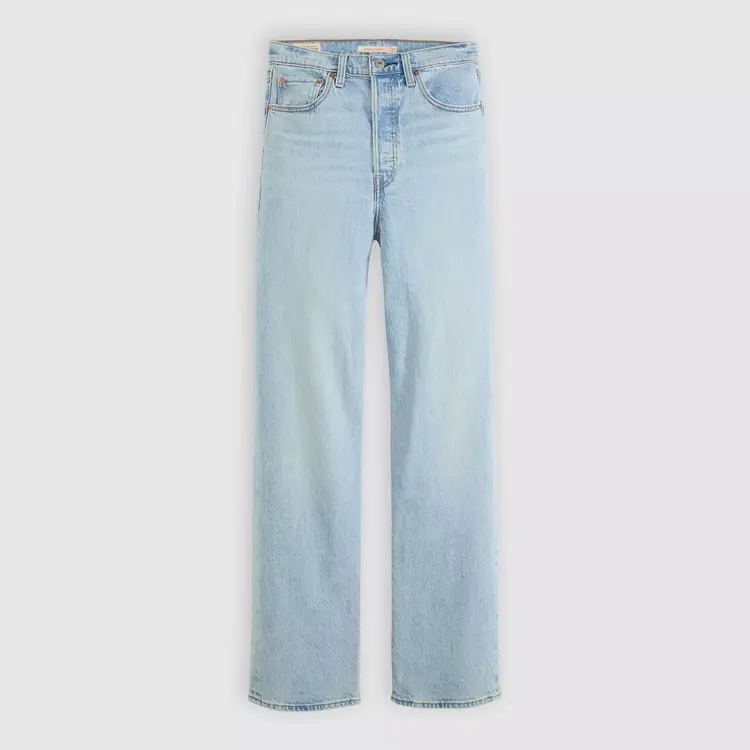 Levi's Ribcage Full Length | Blasted Stone Clean