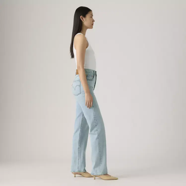 Levi's Ribcage Full Length | Blasted Stone Clean