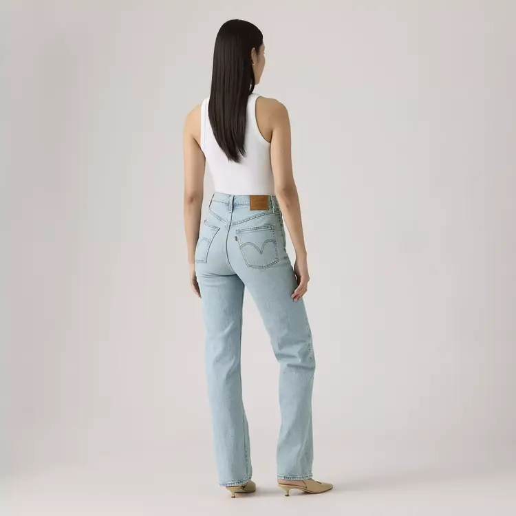 Levi's Ribcage Full Length | Blasted Stone Clean
