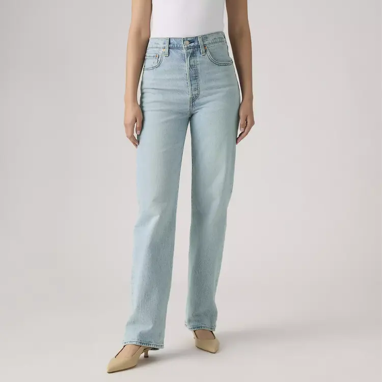 Levi's Ribcage Full Length | Blasted Stone Clean
