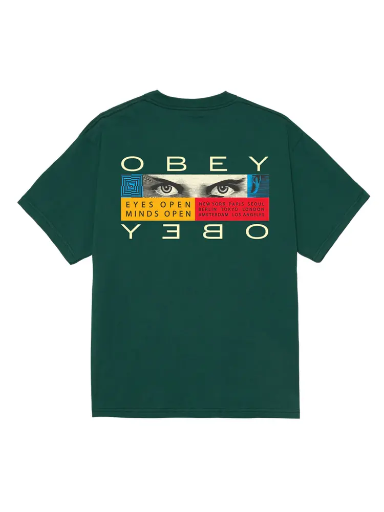 Obey Obey Eyes Open Tee | Rainforest