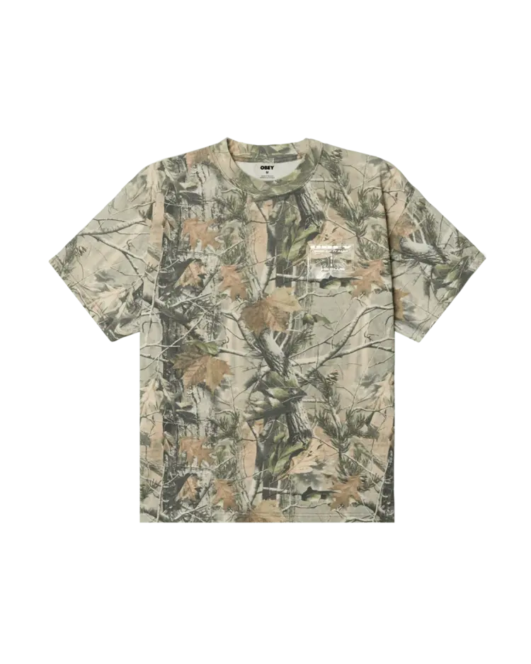 Obey Obey Club Hw Box Tee | Leaf Camo