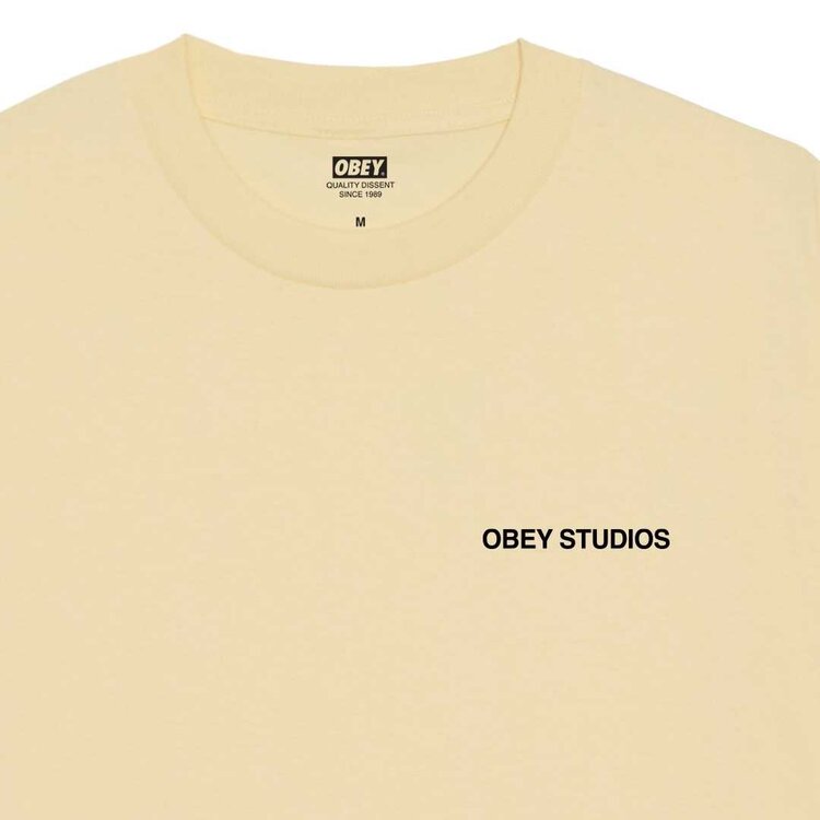 Obey Moves Of Life Tee | Pale Yellow