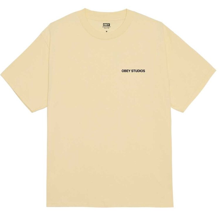 Obey Obey Moves Of Life Tee | Pale Yellow