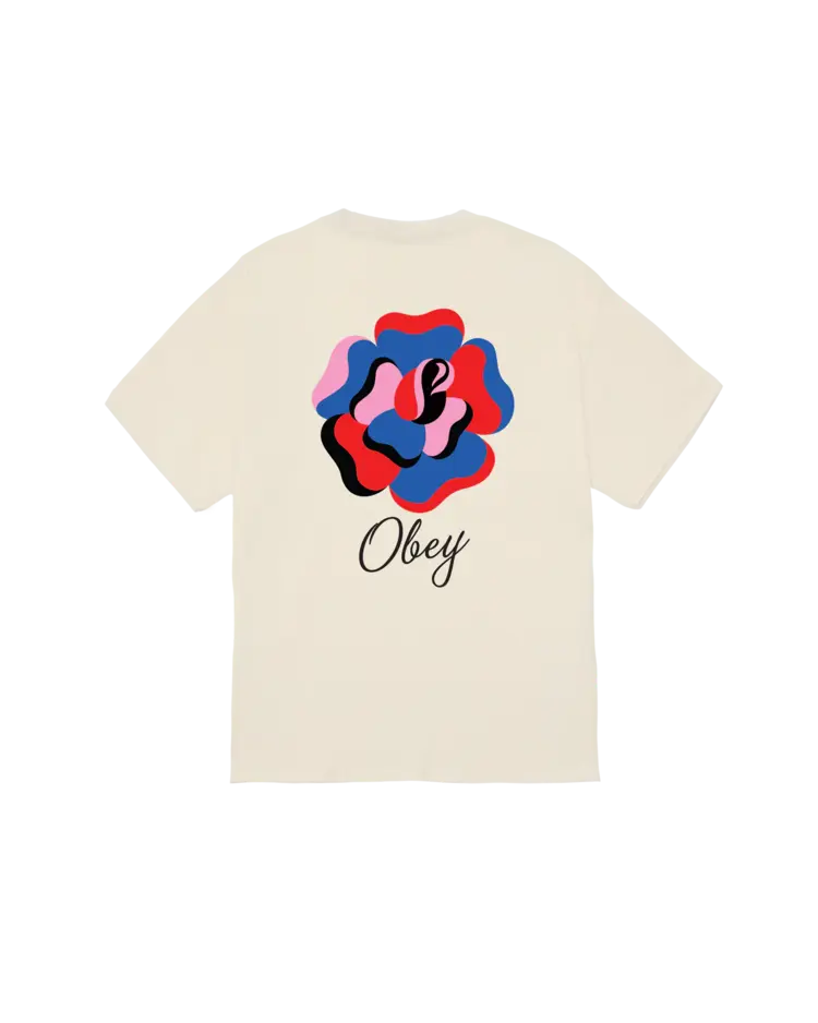 Obey Obey Paper Rose Tee | Cream