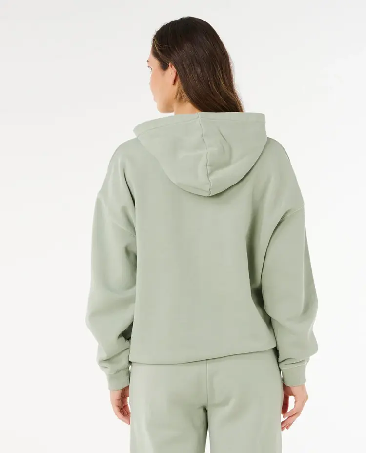 Rip Curl Varsity Sports Oversized Hood | Aqua Gray
