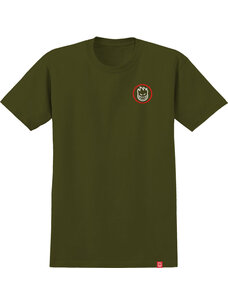 Spitfire Classic Swirl Overlay Tee | Military Green