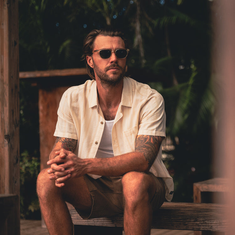 Roark Crosswinds S/S Woven | Unbleached