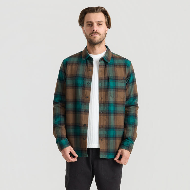 Roark Roark Crossroads Flannel | Mushroom