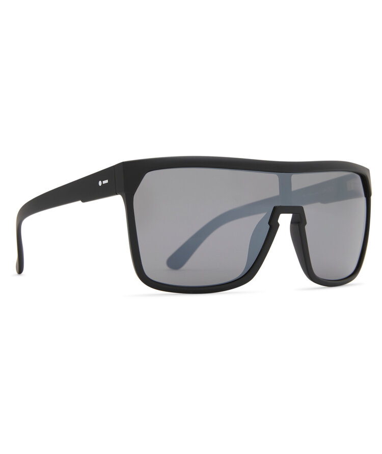 Dot Dash Shoey | Black Satin / Silver Chrome