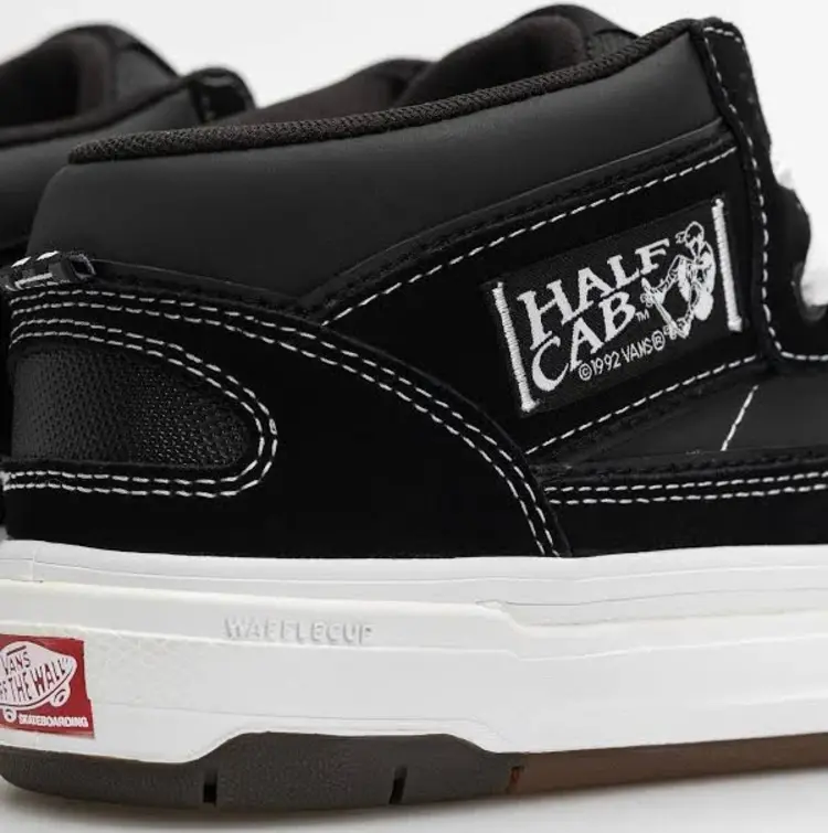 Vans Skate Half Cab Wafflecup | Black/White