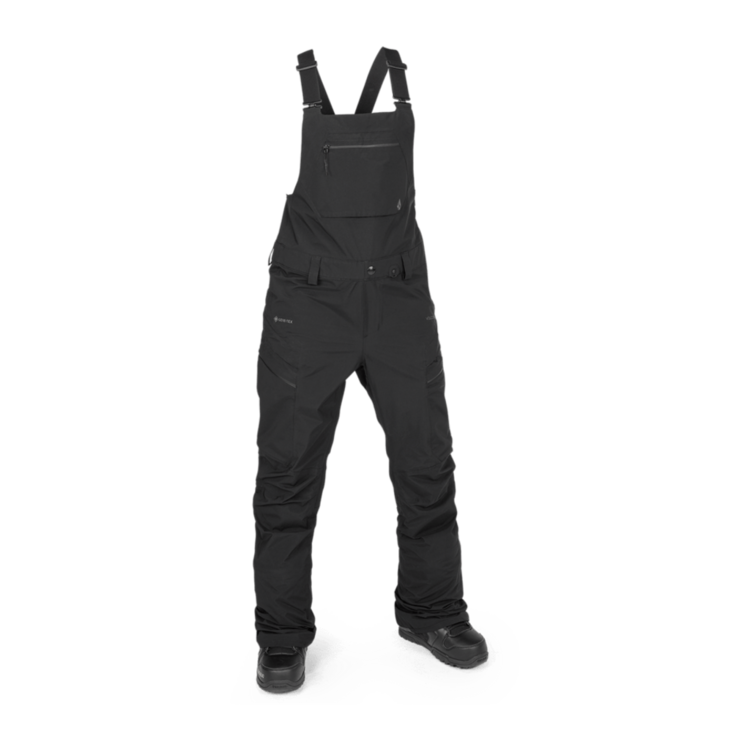 Volcom Women's Elm Stretch Gore Bib Overalls | Black