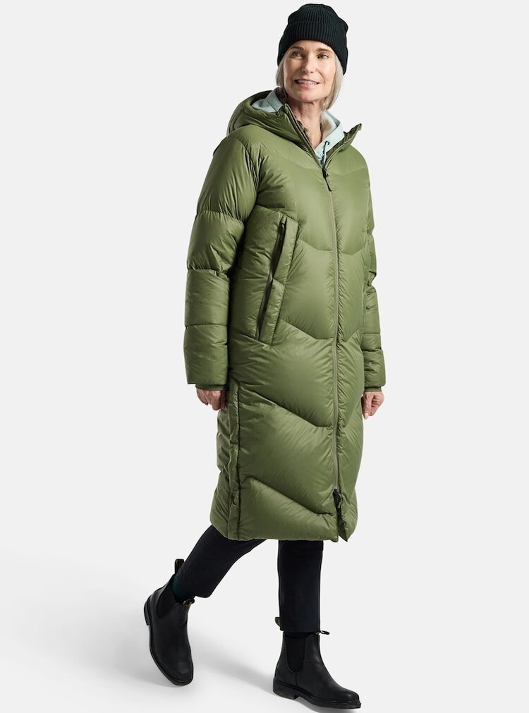 Burton Women's Long Down Parka | Forest Moss