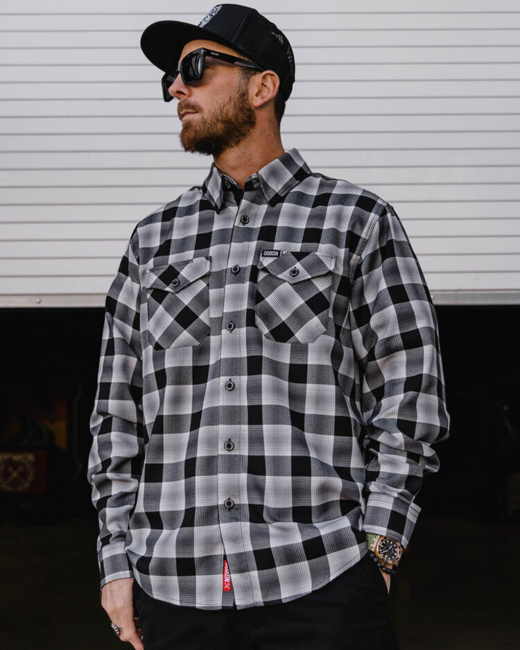 Dixxon Camshaft Flannel | Black/grey