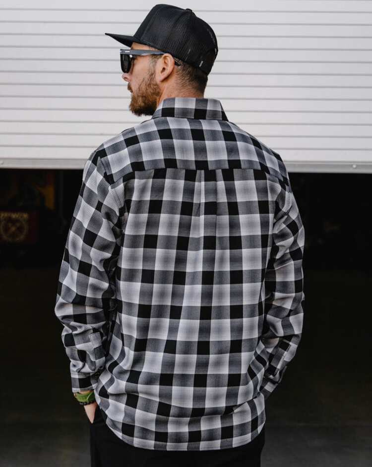 Dixxon Camshaft Flannel | Black/grey