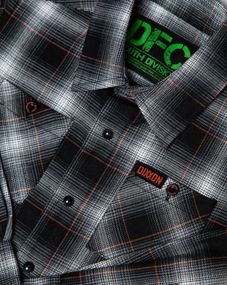 Dixxon Youth Horsepower Flannel | Black / Brown
