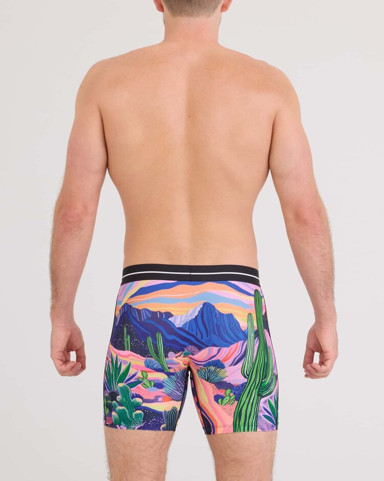 Saxx Volt Breathable Mesh Boxer Brief | Prickly Paradise-Multi