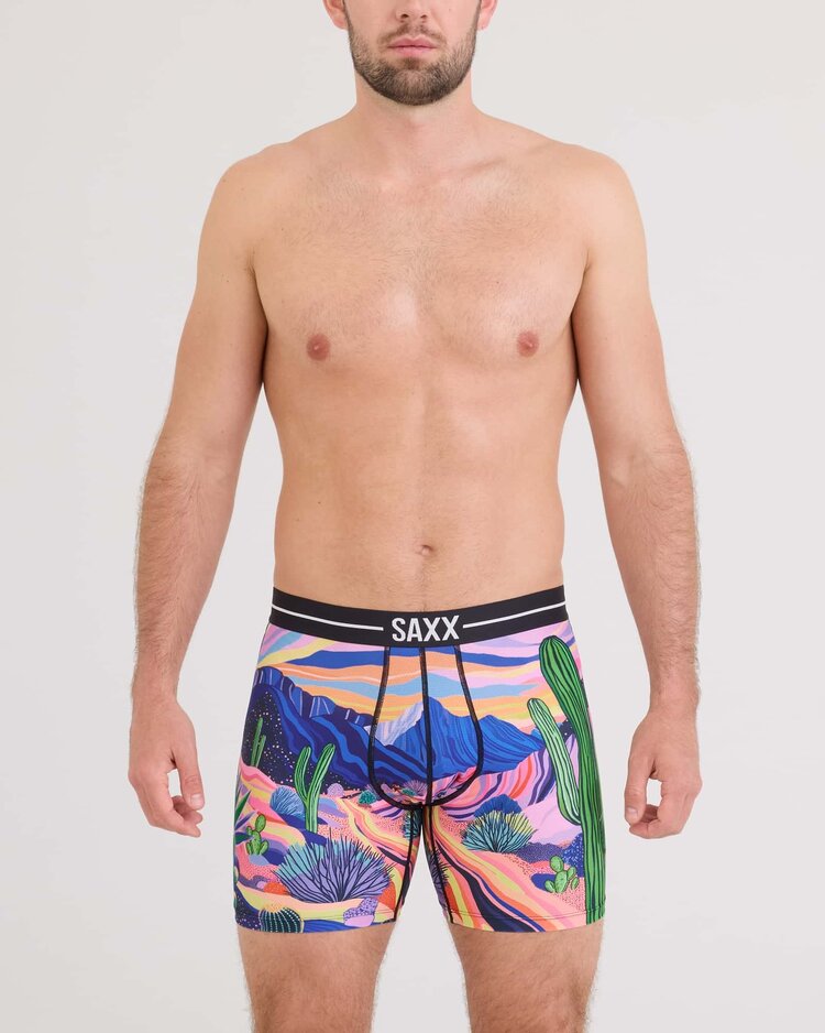 Saxx Volt Breathable Mesh Boxer Brief | Prickly Paradise-Multi