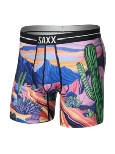 Saxx Volt Breathable Mesh Boxer Brief | Prickly Paradise-Multi