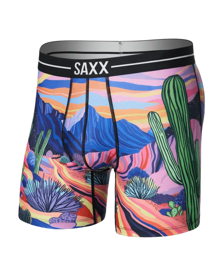 Saxx Volt Breathable Mesh Boxer Brief | Prickly Paradise-Multi