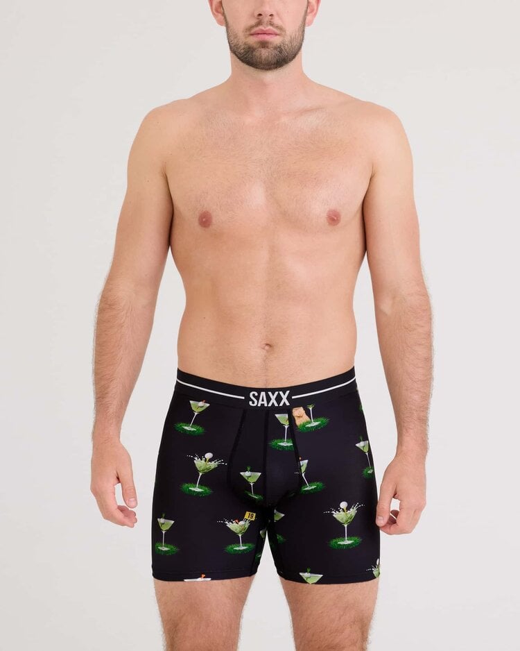 Saxx Saxx Volt Breathable Mesh Boxer Brief | My Handicap-Black