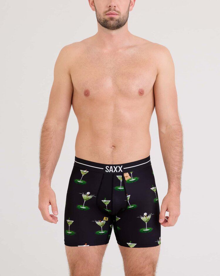 Saxx Volt Breathable Mesh Boxer Brief | My Handicap-Black
