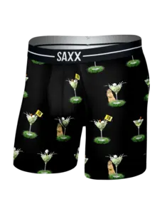 Saxx Volt Breathable Mesh Boxer Brief | My Handicap-Black