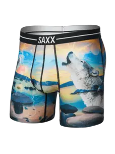 Saxx Volt Breathable Mesh Boxer Brief | I Dream Of Tahoe-Multi