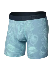 Saxx Smooth Luxe Micro Modal Boxer Brief | Exotica-Ashley Blue